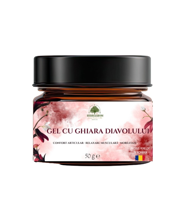 Recipient de 50 g cu Gel cu Ghiara Diavolului, HerbalRom
